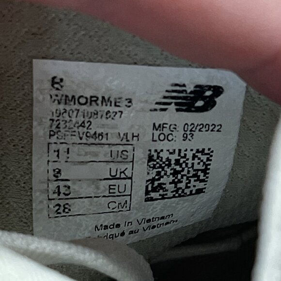 New Balance Fresh Foam More V3 Womens Size 11 B WMORMB3 Running Casual Sneakers - Picture 9 of 9